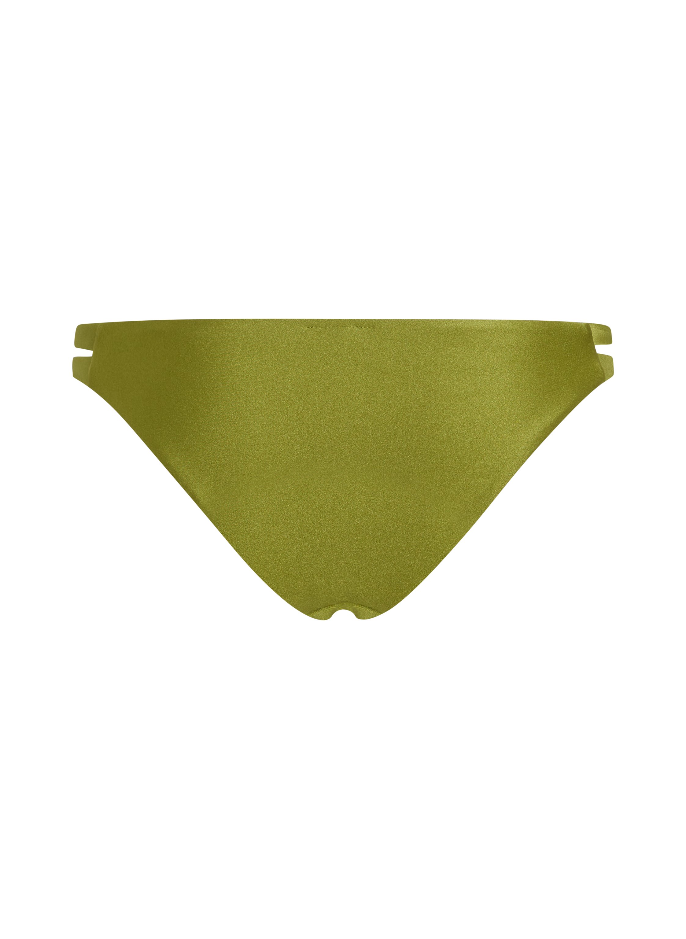 Holbox Highleg Bikini Bottom, Green, main