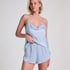 Short Satin Minimal, Blue