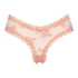 V-shaped Brazilian knickers mesh, Pink