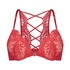Cardi Padded Push-up Underwired Bra, Red