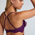Belladonna Non-Padded Underwired Longline Bra, Purple
