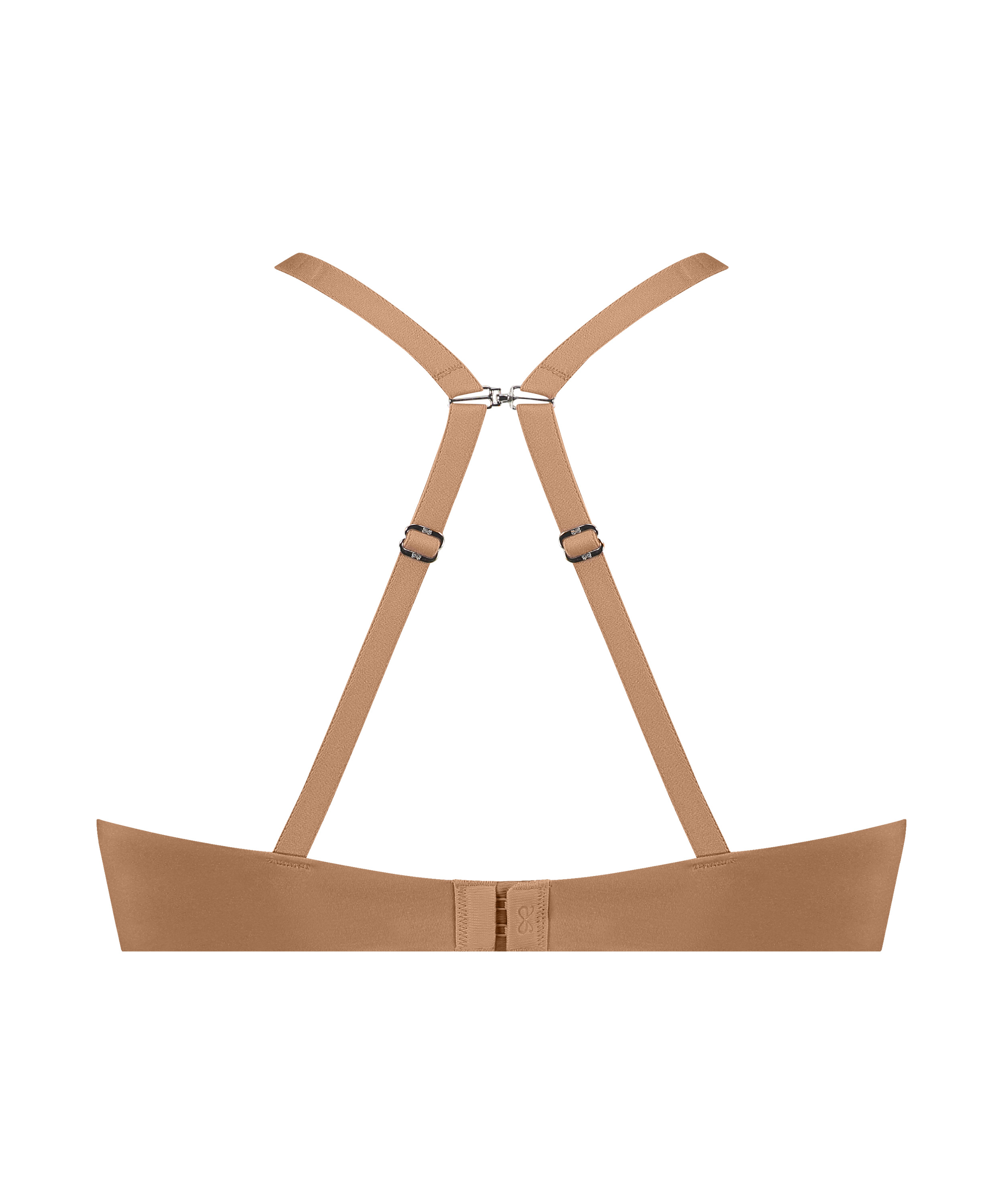 Smooth Non-Padded Underwired Bra, Brown, main