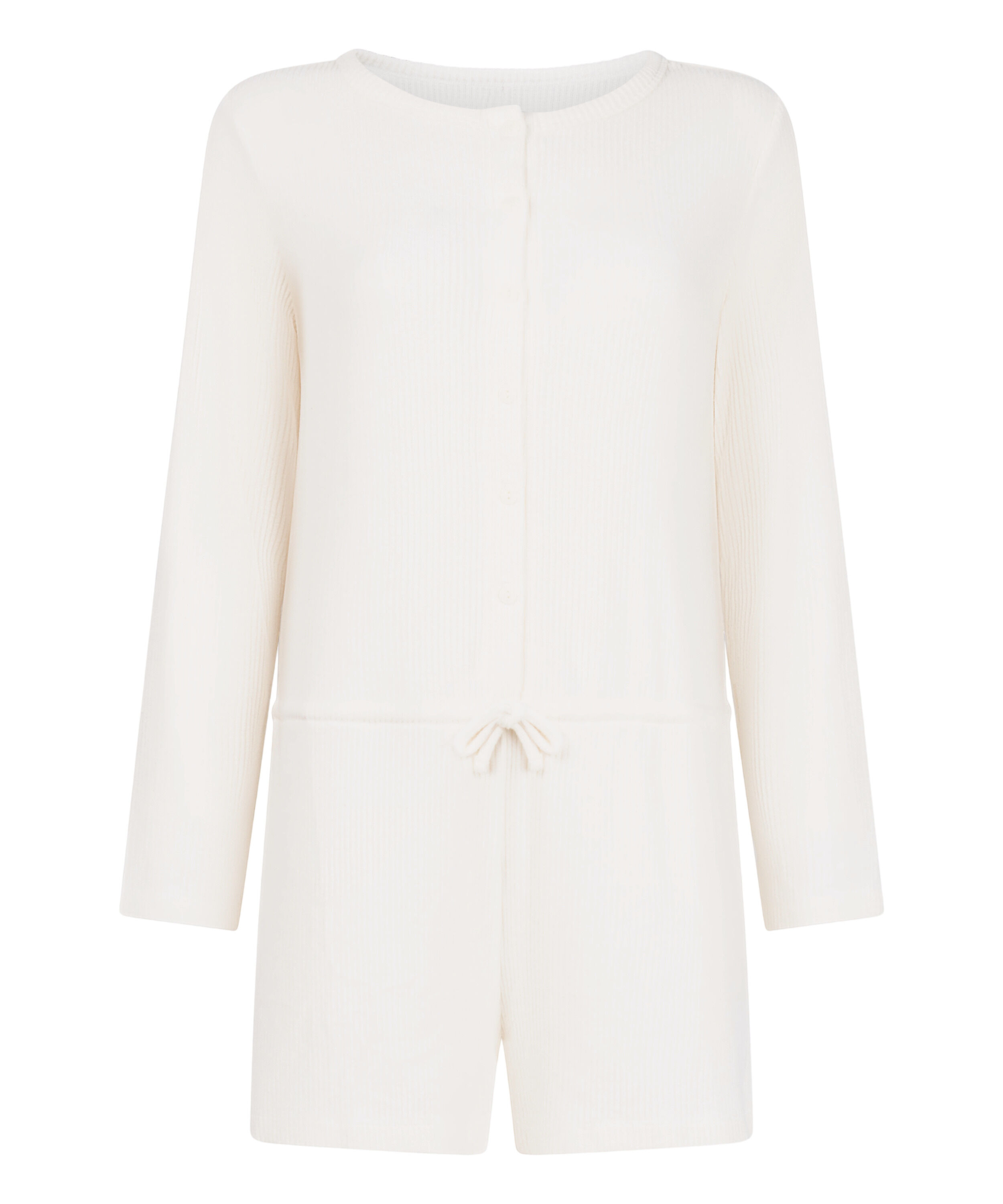 Onesie Short Jersey Rib, White