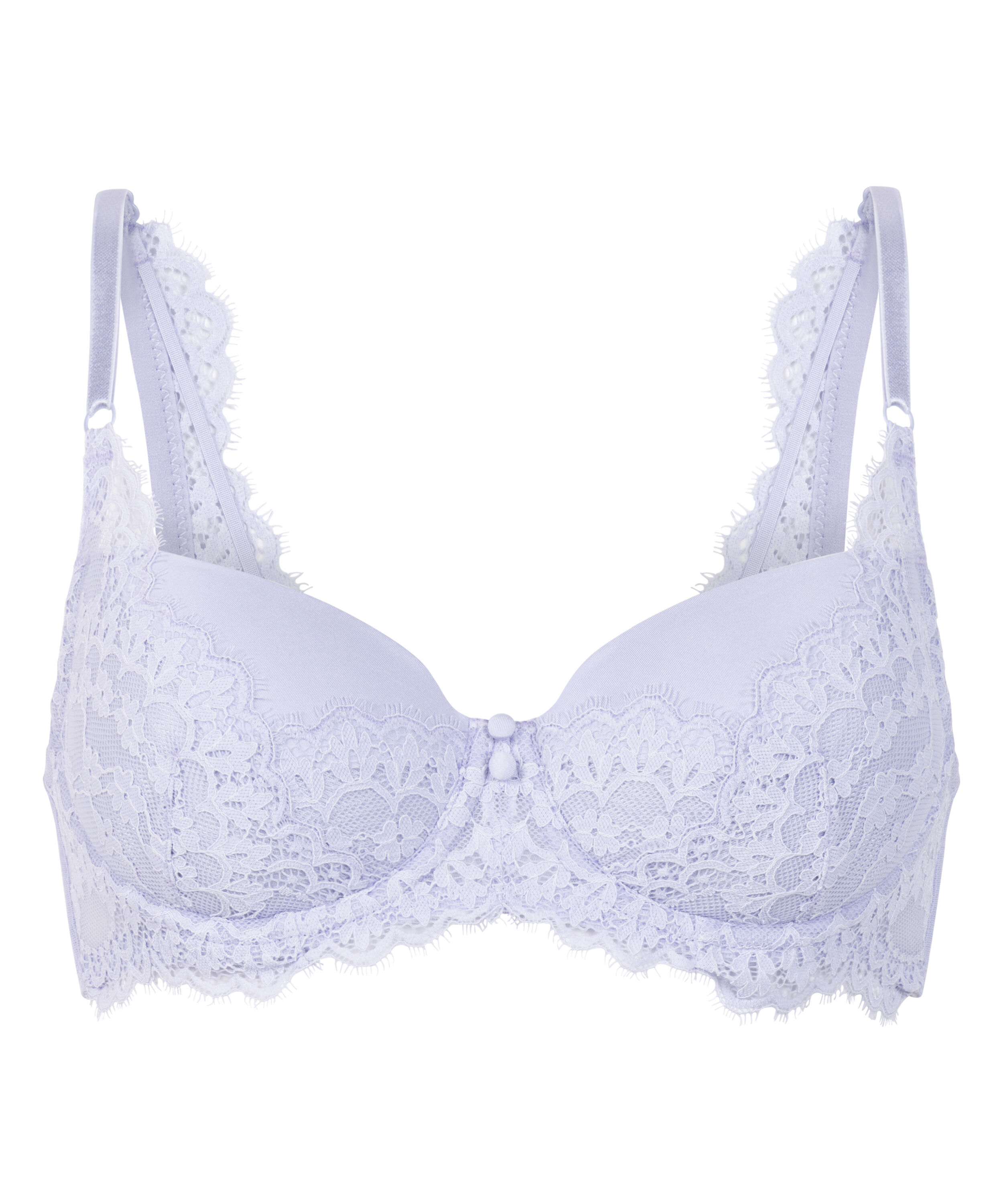 Daisy Padded Underwired Bra, Purple