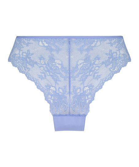 Invisible Lace Back Brazilian, Blue