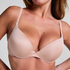 Smooth Padded Underwired Push-Up Bra, Beige