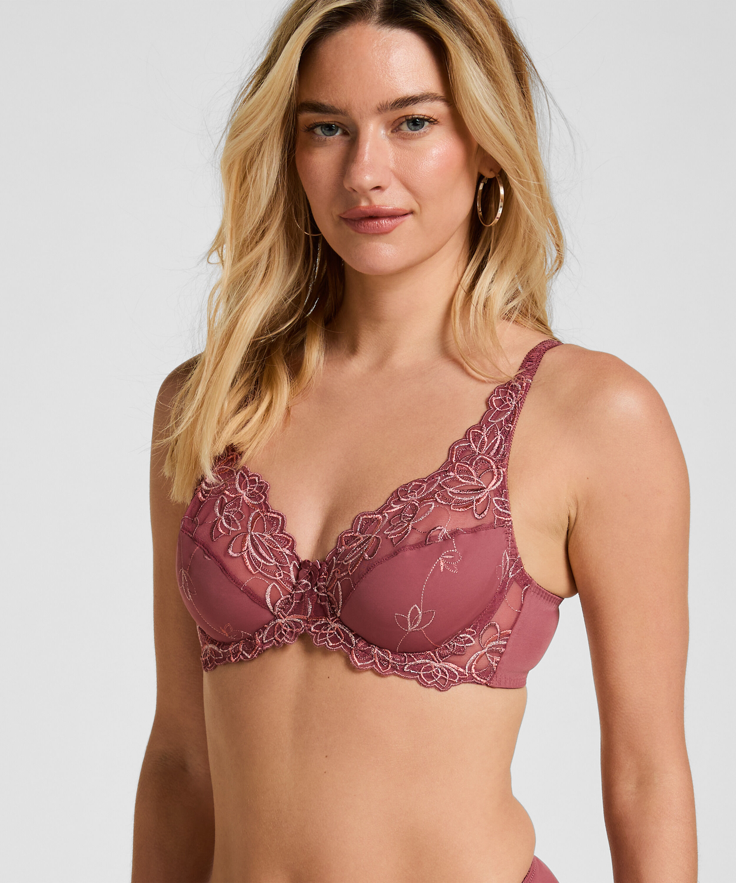 Diva Non-Padded Underwired Bra, Purple