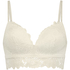 Shiloh Padded Longline Non-Underwired Bra, White