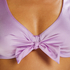 Shine Deluxe Padded Bikini Top, Purple