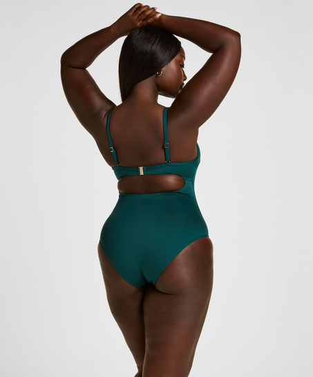 Neoprene Swimsuit, Green