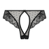 Lulu Open Crotch Brazilian, Black