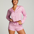 Satin pyjama shorts, Pink