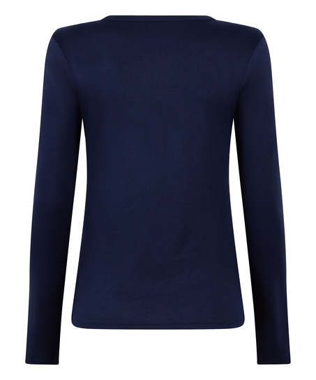 Top Henley, Blue