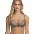 Padded underwired push-up bra Giselle, Brown