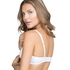 Padded underwired push-up bra, White