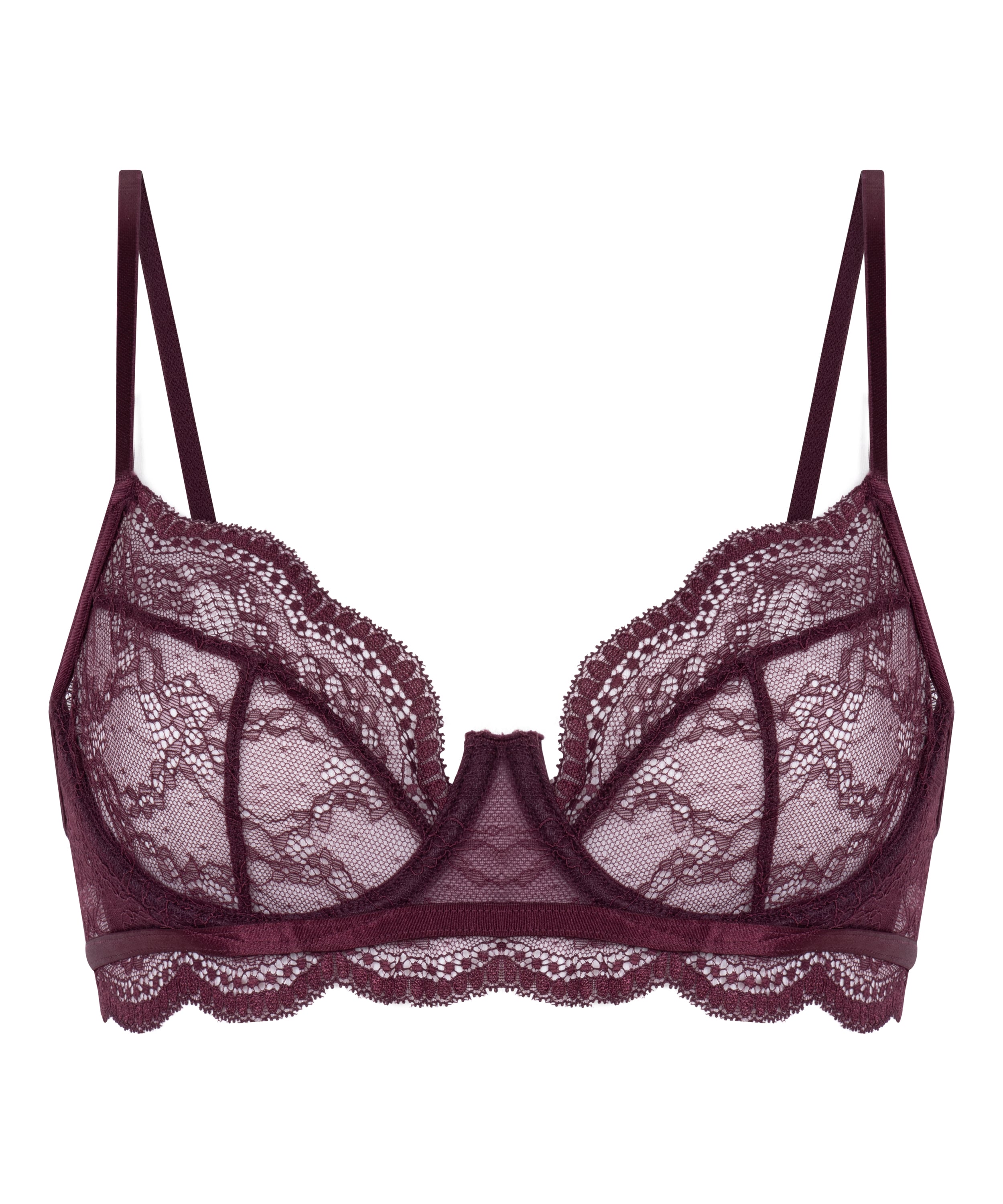 Isabelle Non-Padded Underwired Bra, Red, main