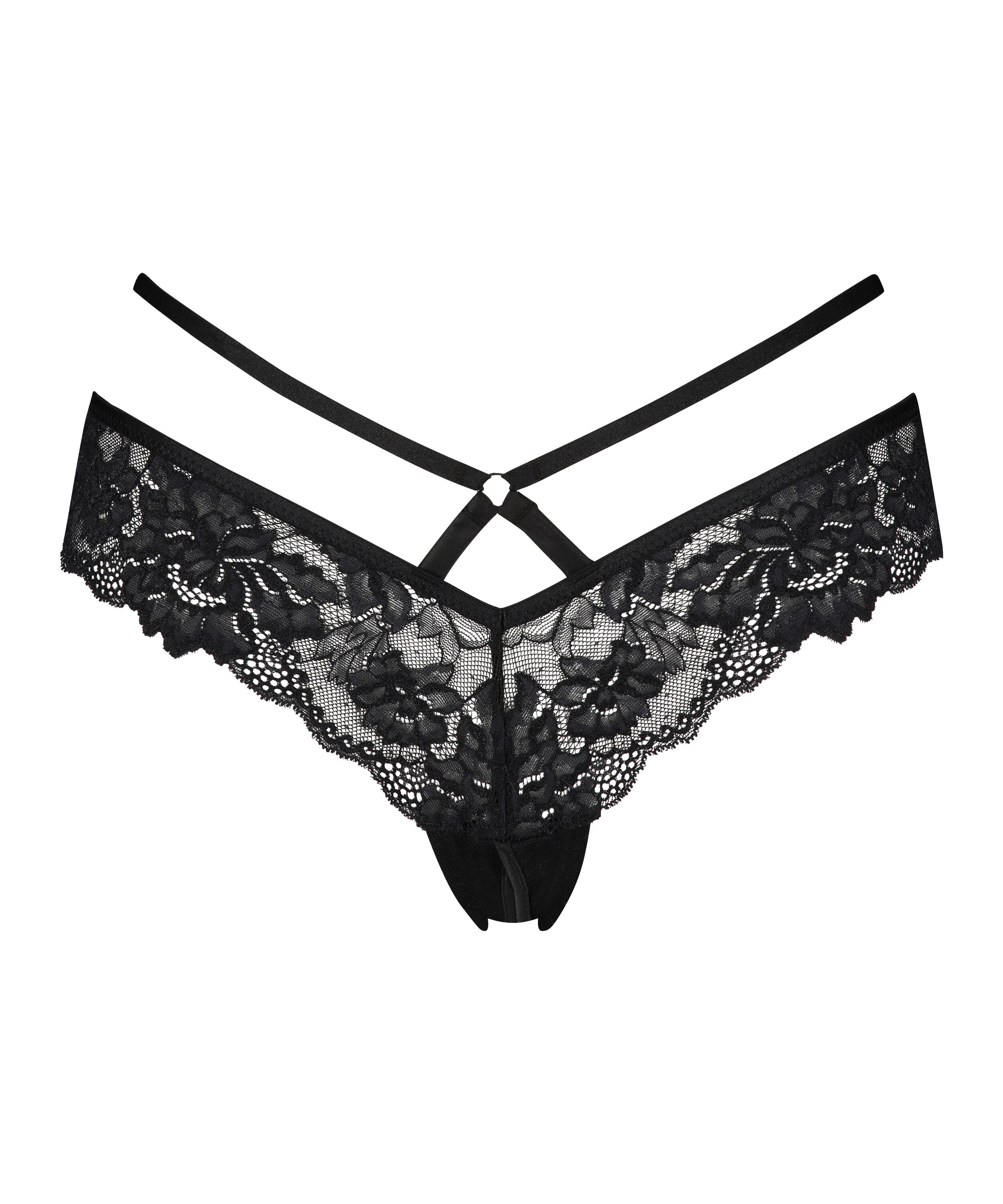 Sosha Brazilian with open crotch, Black