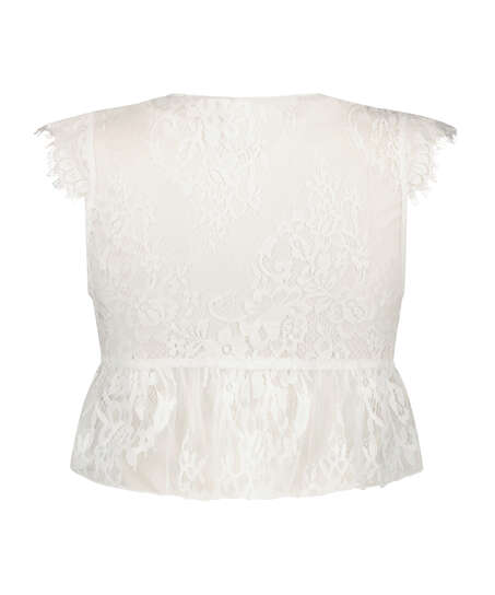 Arabella short-sleeved top, White