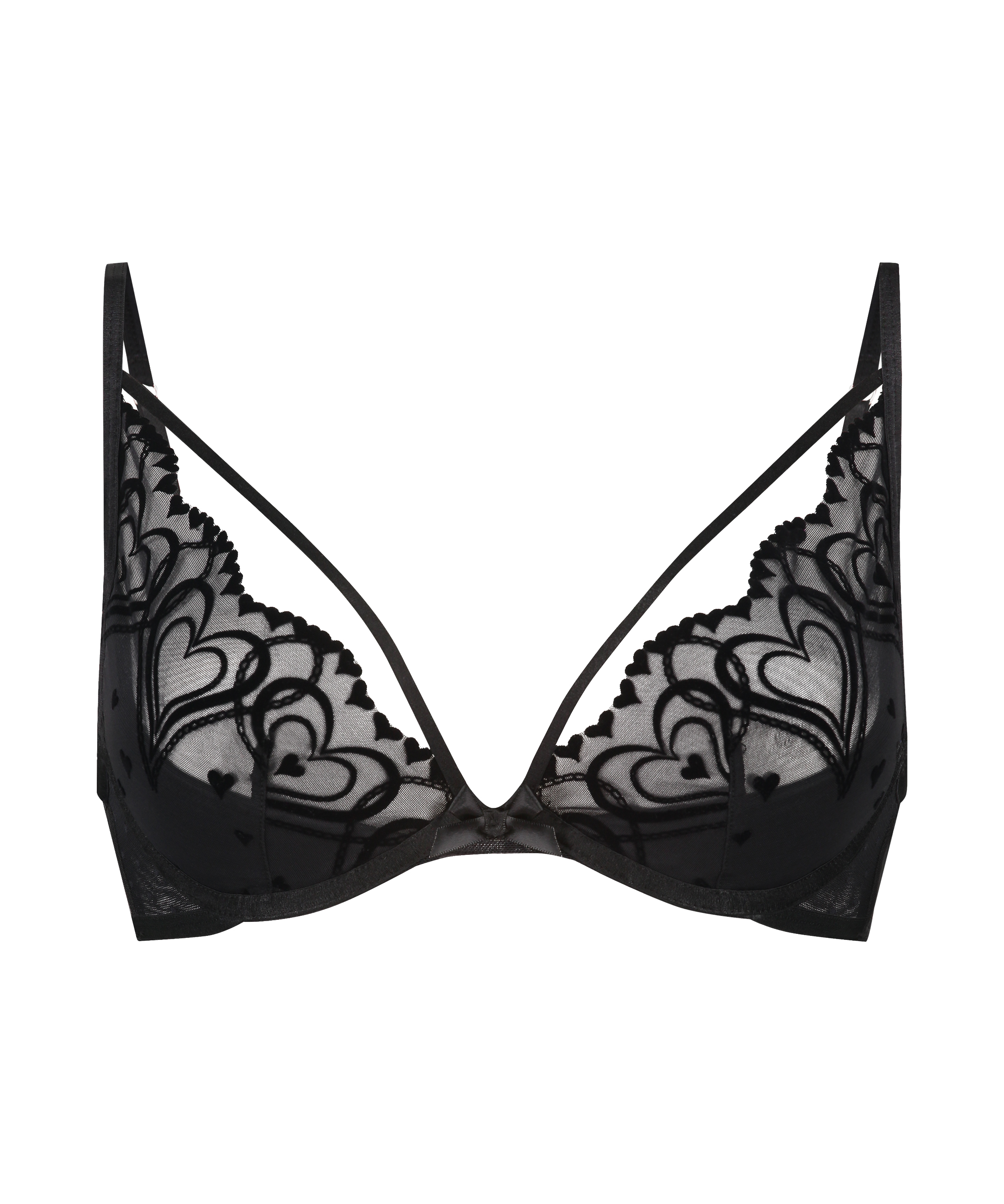 Pippa Non-Padded Underwired Bra, Black, main