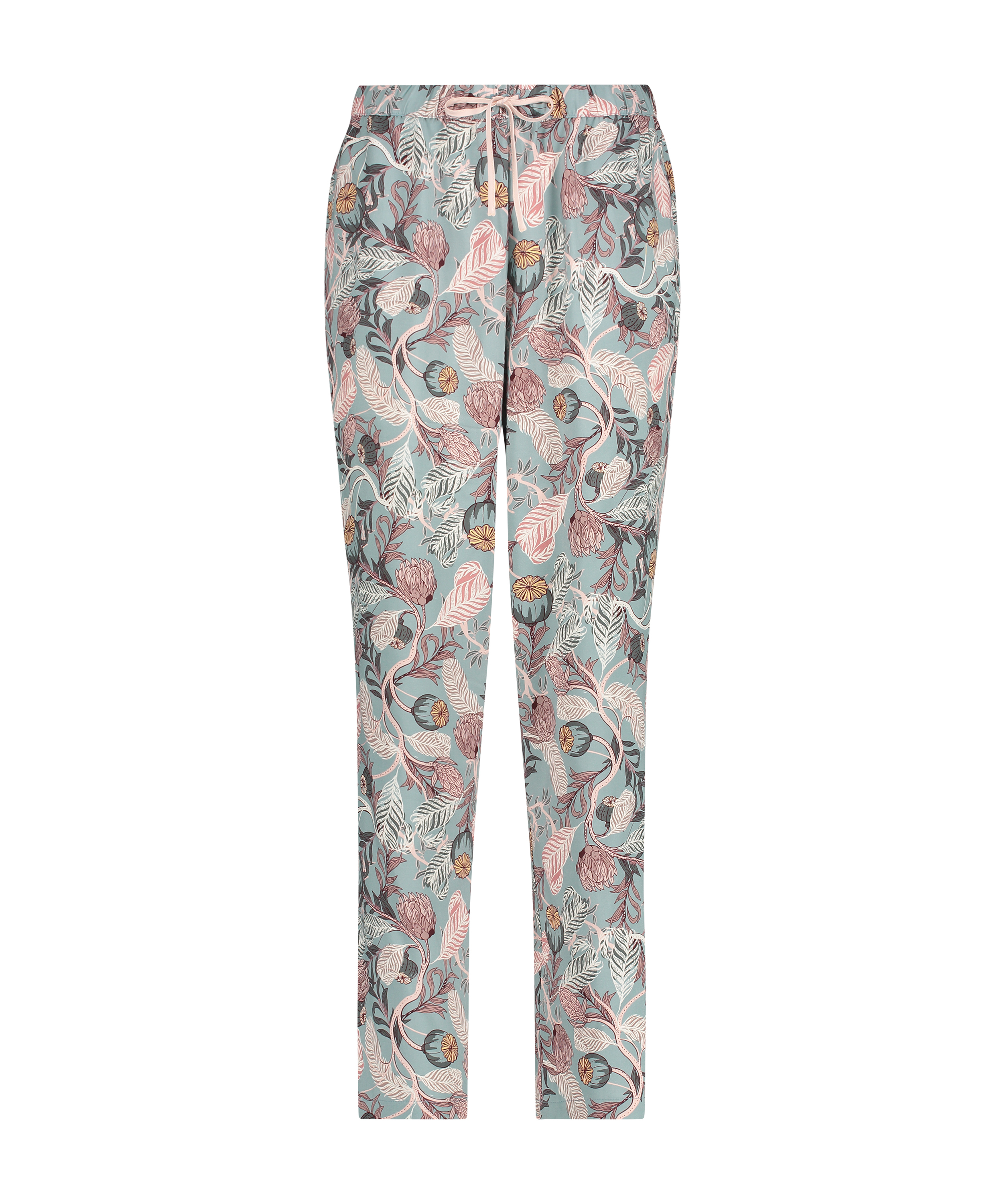 woven tapered Pyjama Pants, Gray, main