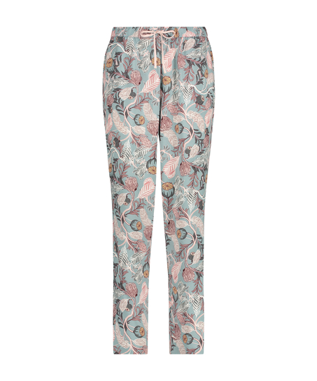 woven tapered Pyjama Pants, Gray