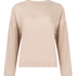 Jersey Long-Sleeved Pyjama Top, Beige
