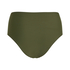 Luna High-Waisted Shaping Cheeky Bikini Bottoms, Green