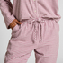 Flannel Pyjama Pants, Purple