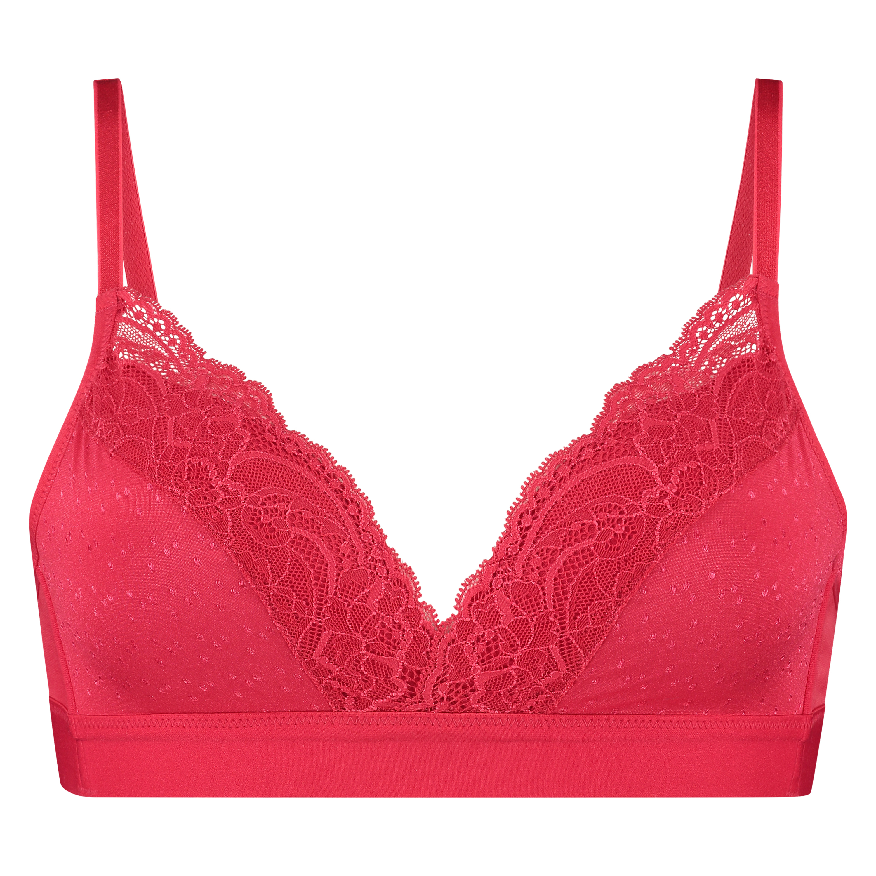 Sophie Padded Non-Underwired Bra, Red, main