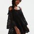 Allover Lace Tunic, Black