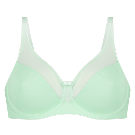 Nina Non-Padded Underwired Minimizer Bra, Green