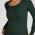 Cotton Pyjama Top, Green