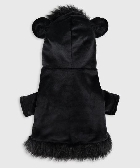Fleece dog onesie Lucy Hale, Black