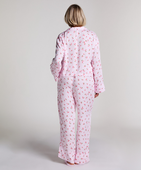 Satin Trousers, Pink