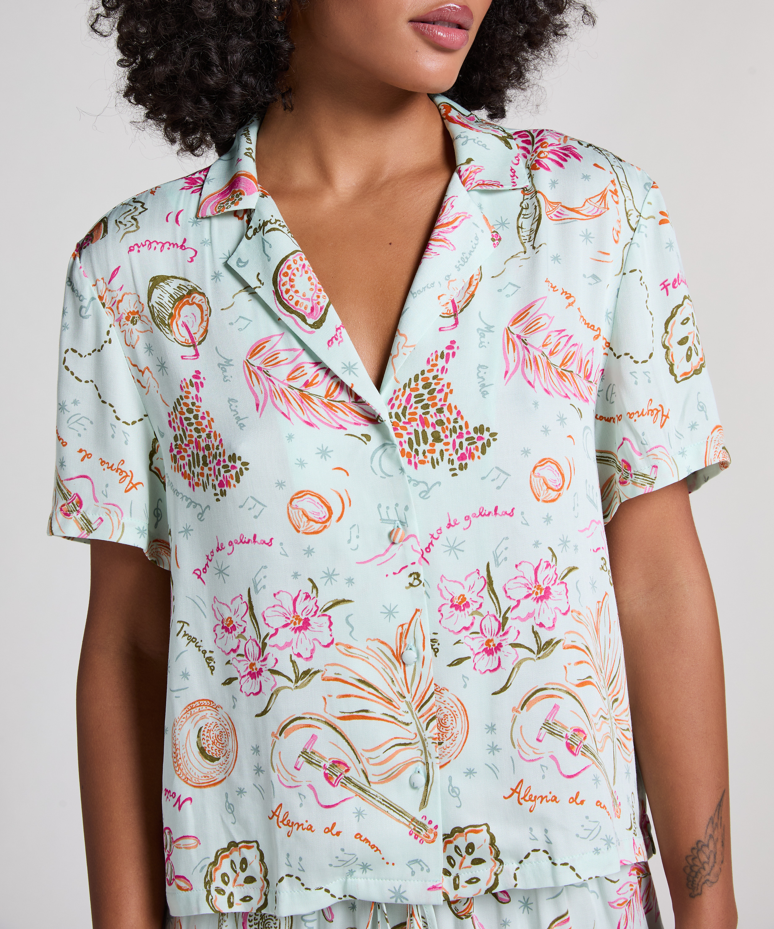 Satin Jacket, Green, main