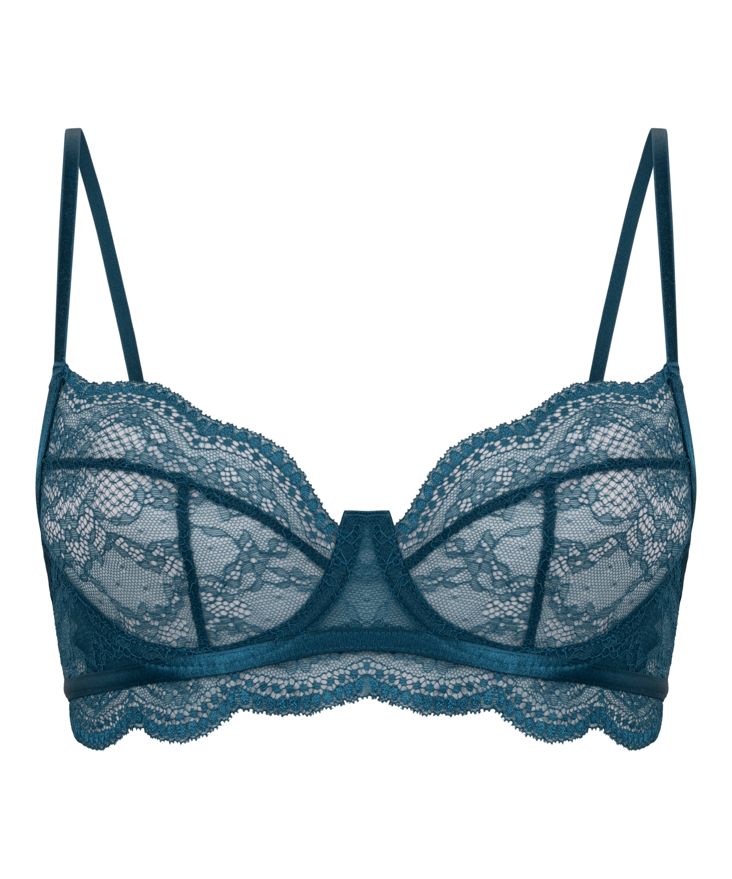 Isabelle Non-Padded Underwired Bra, Blue, main