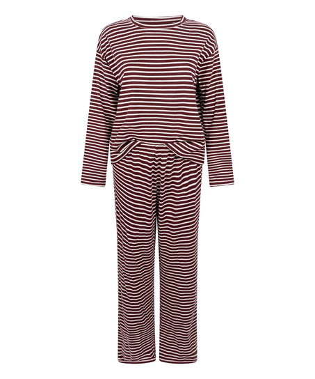 Pyjamaset Cotton Jersey, Red