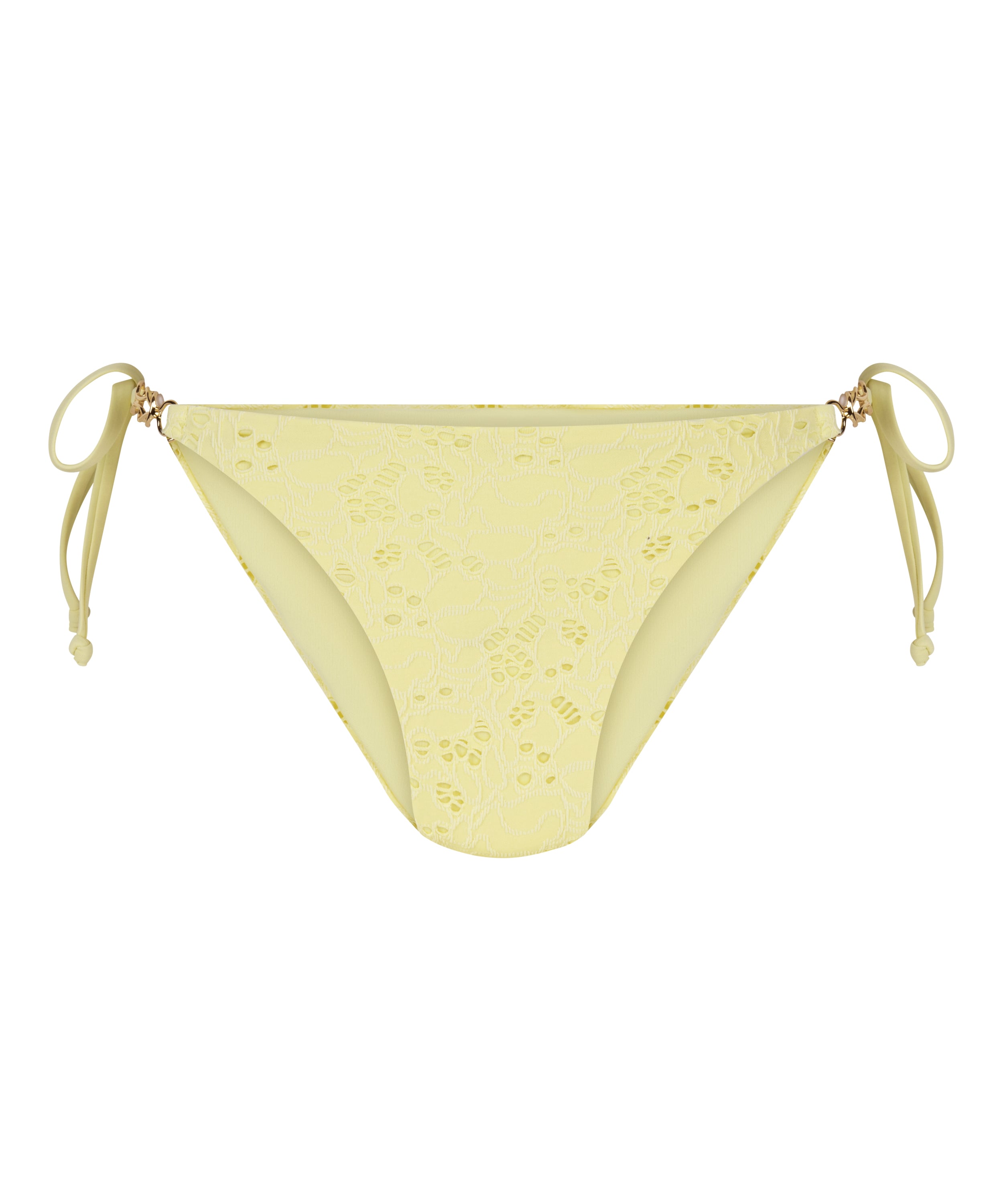 Crochet Bikini Bottoms, Yellow, main