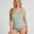 Singlet Rib Jersey Lace, Green