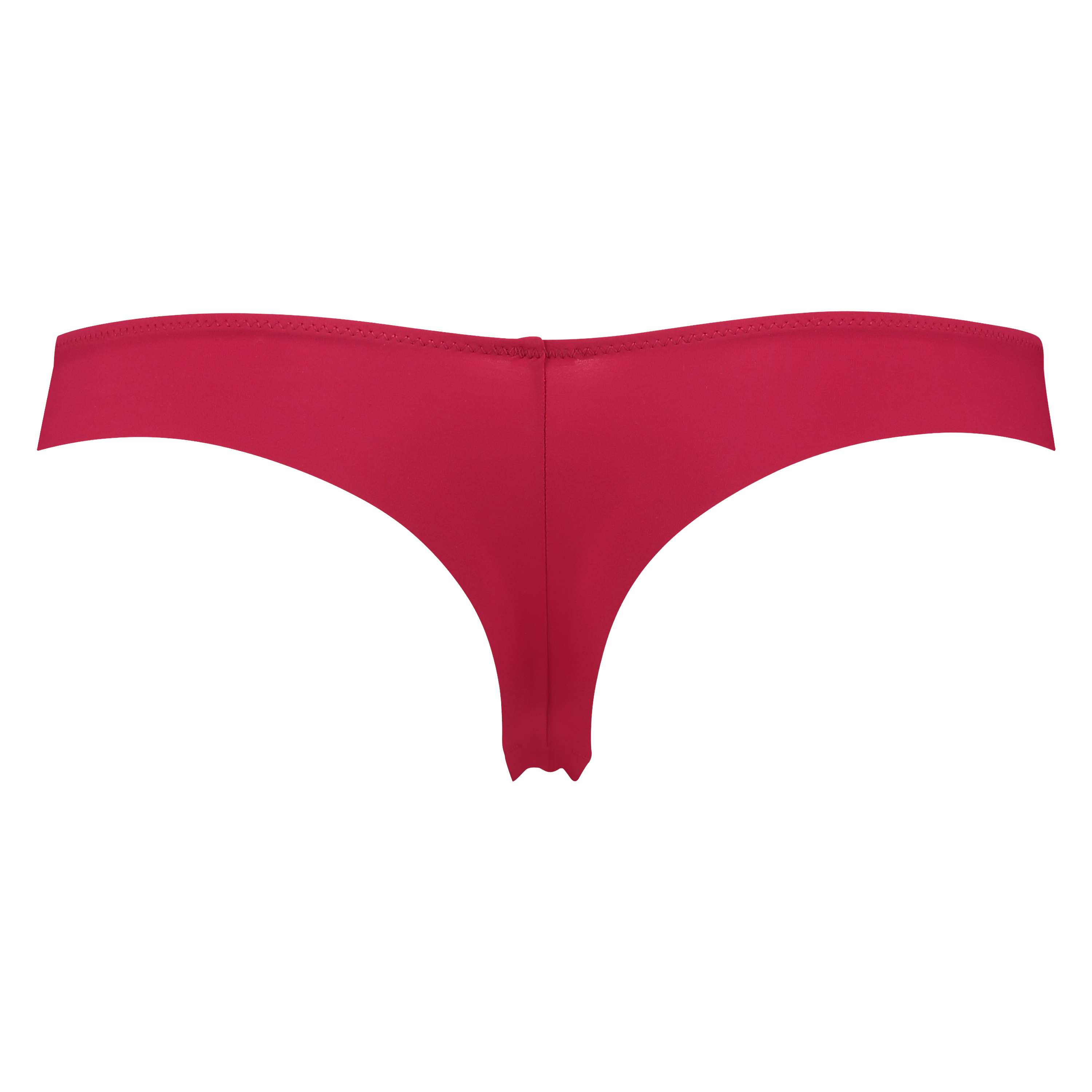 Satin fleece thong, Red, main