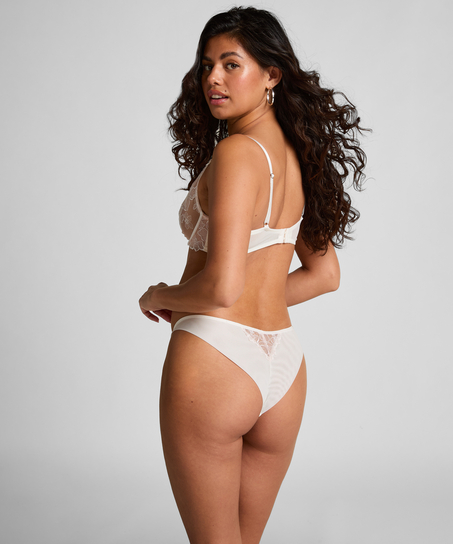 Lauren Non-Padded Underwired Bra, White
