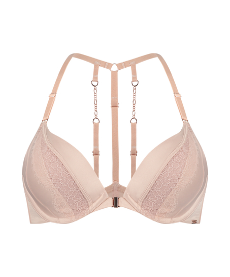 Nicole Padded Underwired Push-Up Bra, Pink