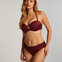 Yucatan Push-Up Bikini Top, Red
