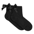 Socks Bow Modal, Black
