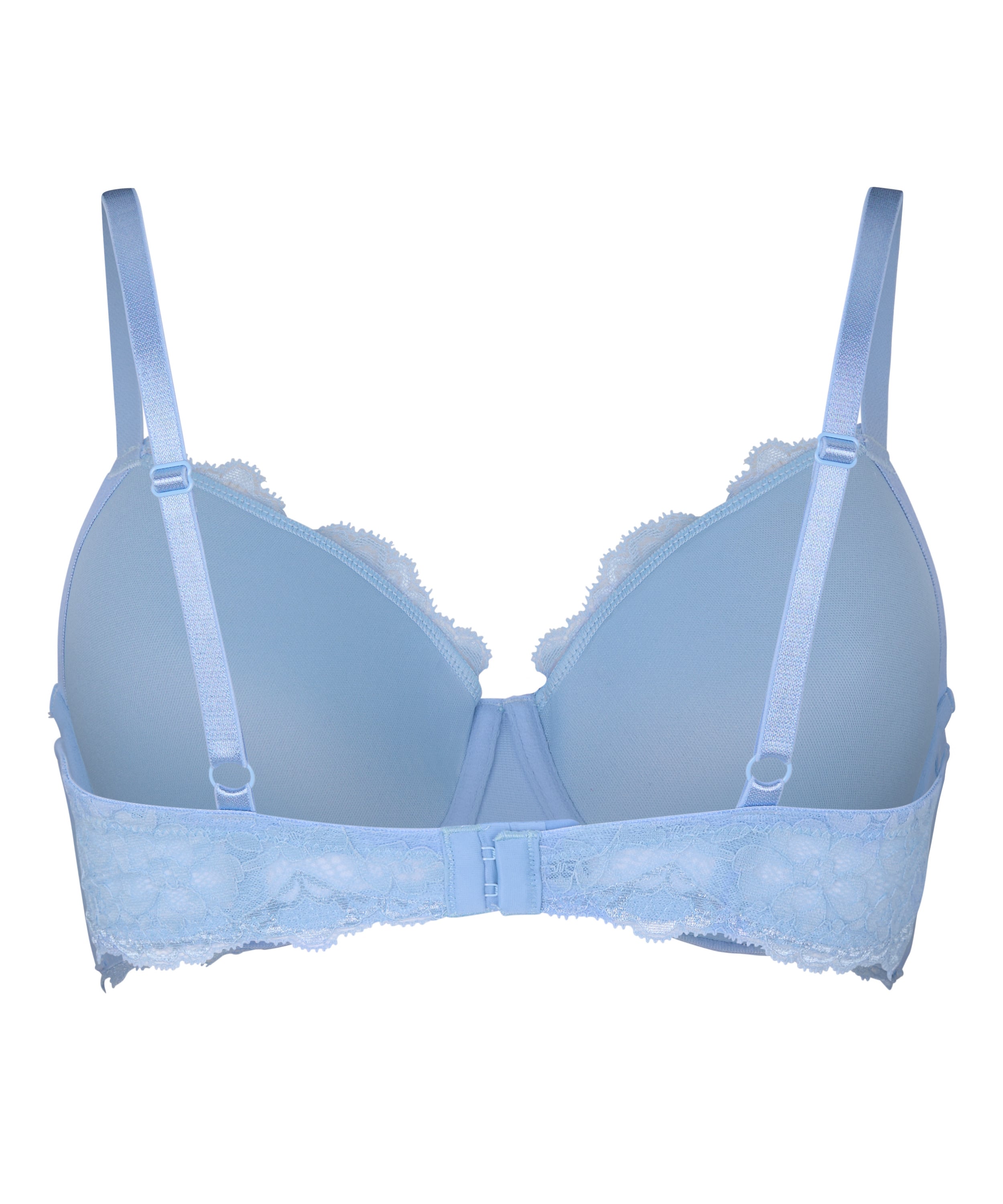 Marine Padded Underwired Bra, Blue, main