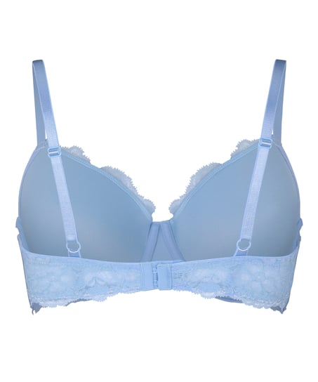 Marine Padded Underwired Bra, Blue