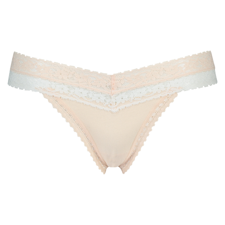 Contrast Ultra Low V-Thong, Pink
