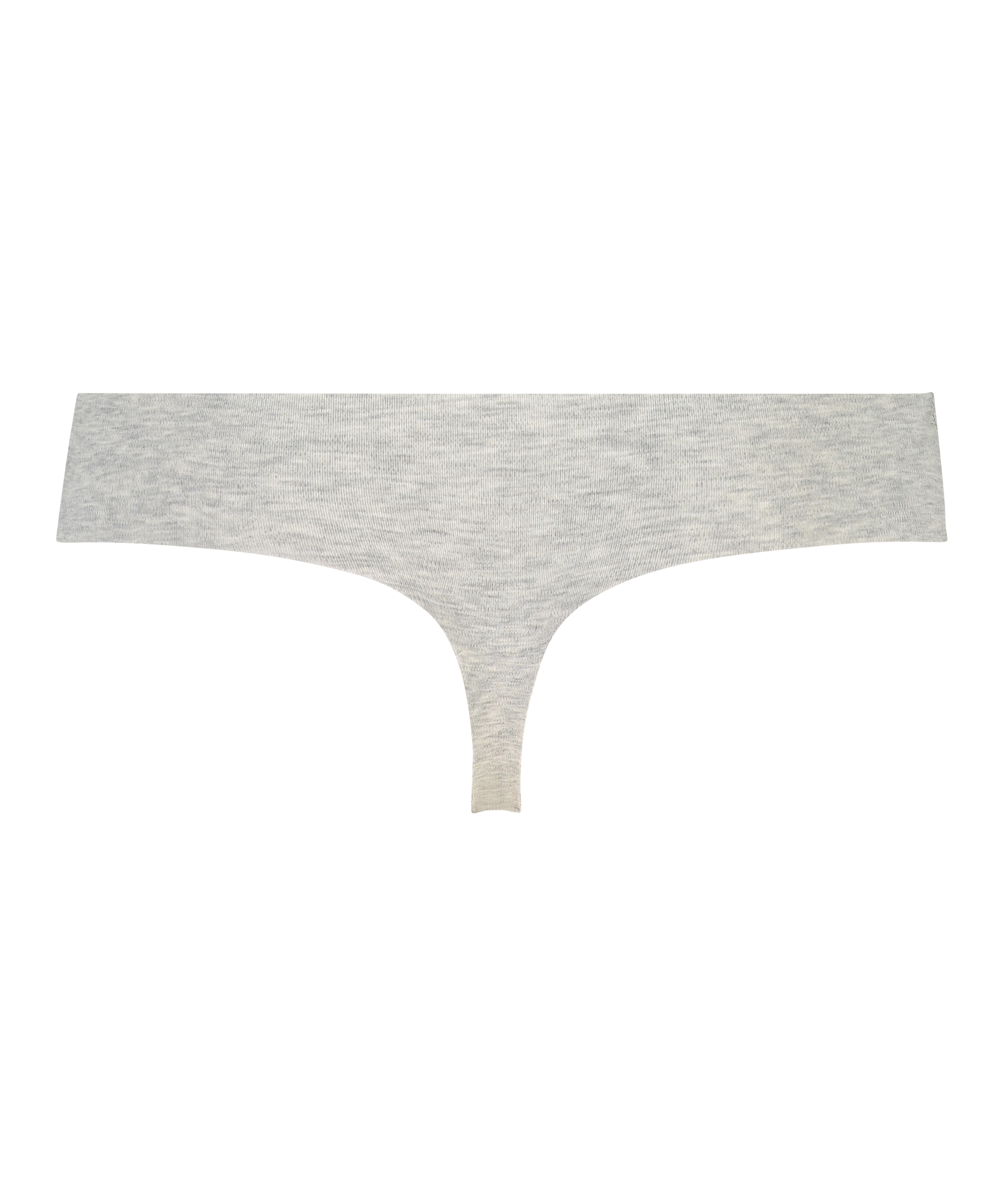 Invisible cotton thong, Gray, main