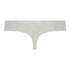 Invisible cotton thong, Gray