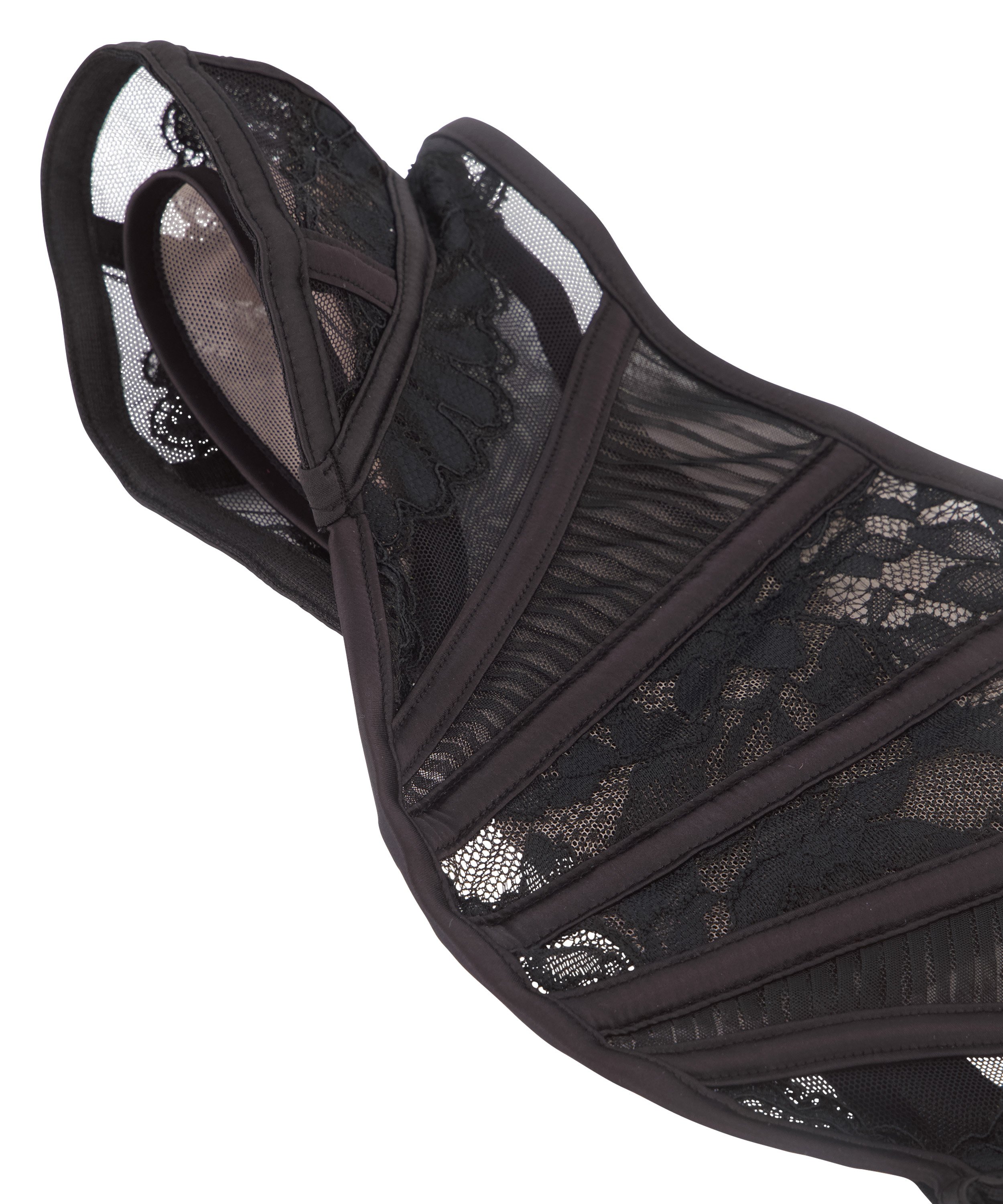 Antonia Wasp Waist Corset, Black, main